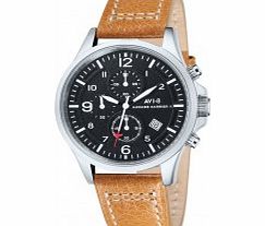 AVI-8 Mens Hawker Harrier II Tan Chronograph Watch