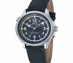 AVI-8 Mens Hawker Hurricane Dark Blue Leather