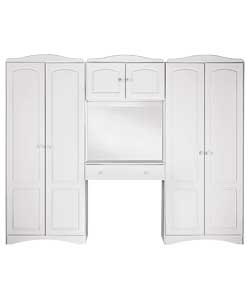 Aviemore Fitment Wardrobe - White