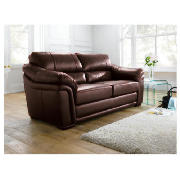 Avignon Large Leather Sofa, Chocolate