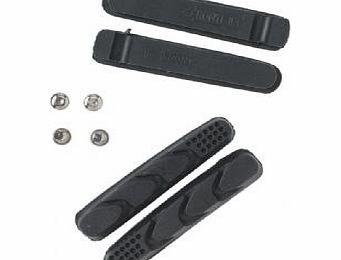 Road insert brake blocks - charcoal - pack