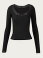 AZZEDINE ALAIA KNITWEAR BLACK 38 FR ALA-U-GAS98