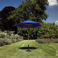 Medium Hardwood Parasol Royal Blue