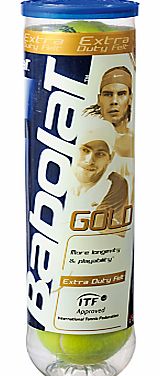 Babolat Gold Tennis Balls, Pack of 4