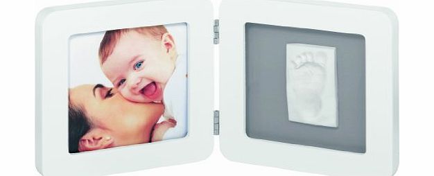 Baby Art Print Frame Rounded (White amp; Grey)