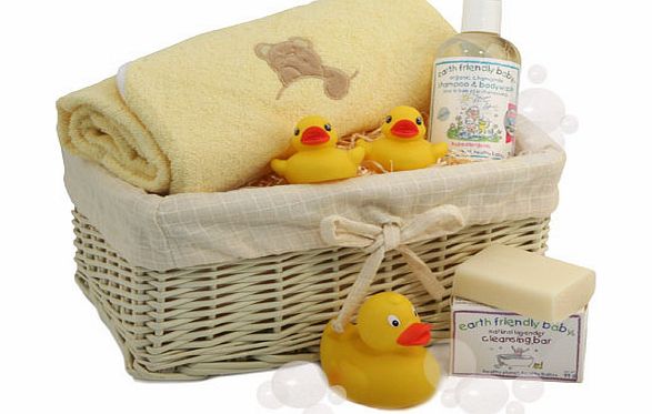 Bath Time Gift Basket - Yellow