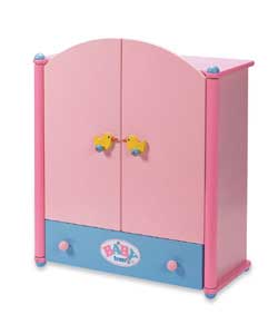 Baby Born Wooden Wardrobe