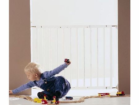 Baby Dan BabyDan Extending White Wooden Baby Stair Gate