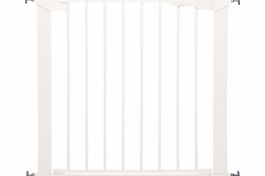 Baby Dan Premier True Pressure Baby Gate, White