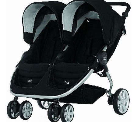 Baby Jogger Britax B Agile Double Pushchair Neon Black 2014