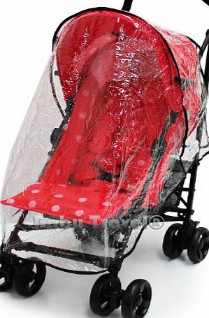 Zeta Vooom Rain Cover Stroller Throw Over Raincover Fits Obaby Atlas/ Tippitoes Strollers/ Maclaren Quest Triumph