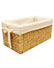 Water Hyacinth Storage Basket Natural