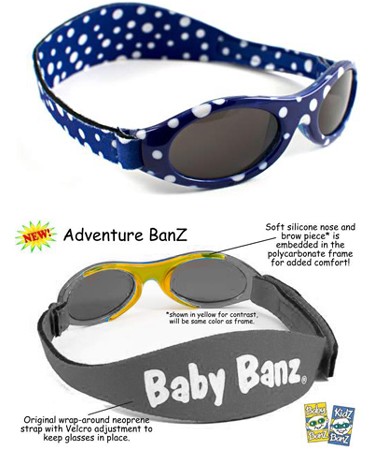 Blue Polka Dot Adventurer Banz