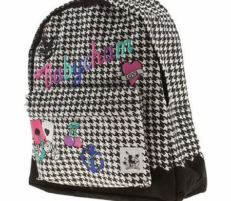 Babycham Pixie Rucksack Dogstooth