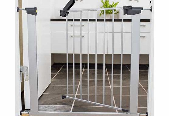 BabyDan Premier Pressure Safety Gate - Silver