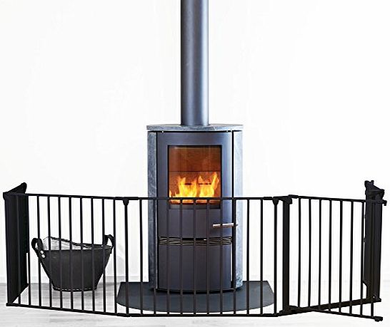 BabyDan XL Hearth Gate / Configure Gate - Black