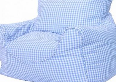 Babyface Bean Bag Chair Cover - Blue Gingham