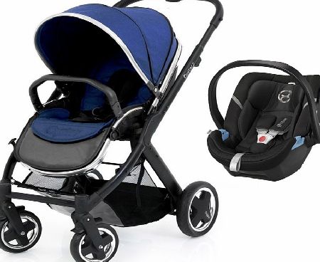BabyStyle Oyster 2 Black/Navy Set 1 Aton