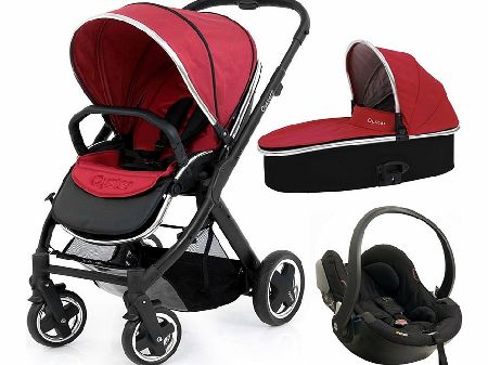 BabyStyle Oyster 2 Black/Tomato Set 2 Izi Go