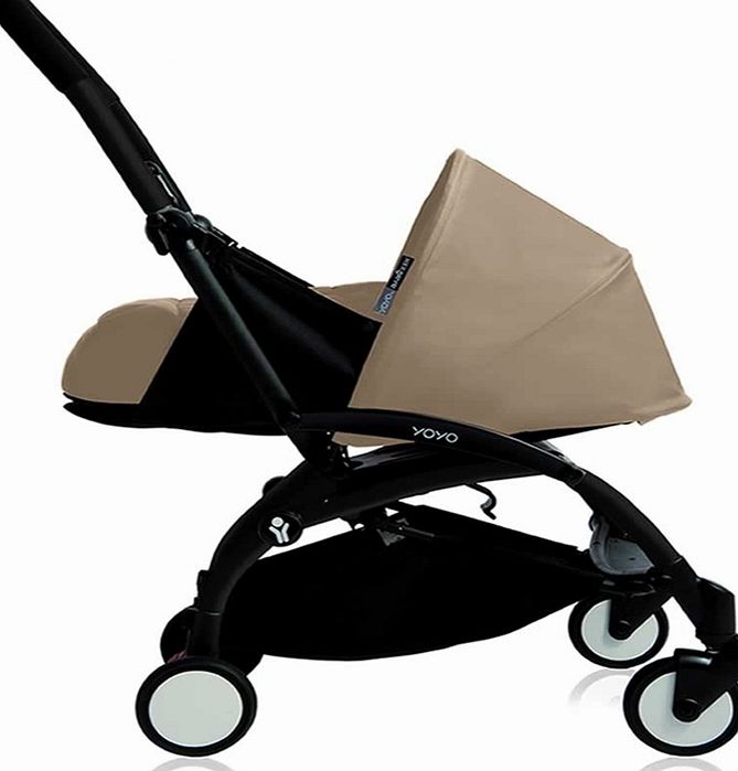 BabyZen YoYo 0m  Pram Black/Taupe