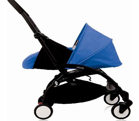 BabyZen YoYo 0m  Pram Blue With Black Frame 2014