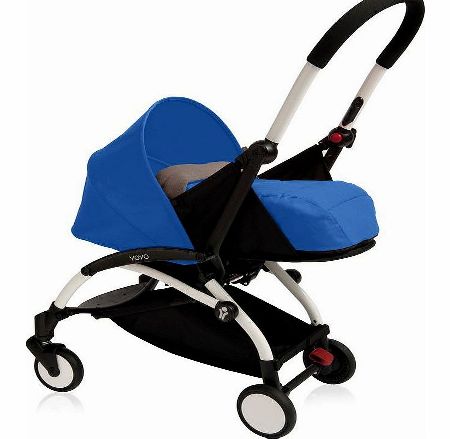 BabyZen YoYo 0m  Pram Blue With White Frame 2014