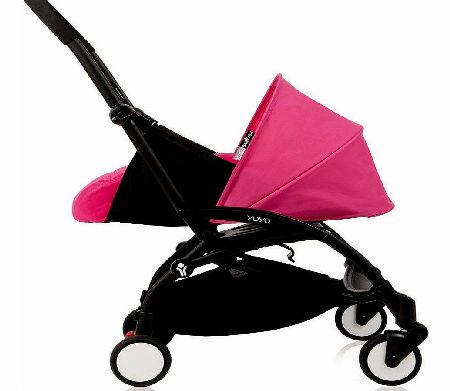 BabyZen YoYo 0m  Pram Pink With Black Frame 2014