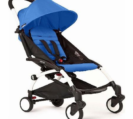 BabyZen YoYo 6m  Pushchair Blue With White Frame