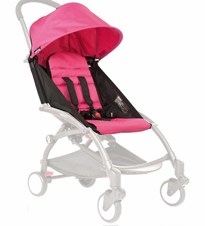 BabyZen YoYo 6m  Seat Unit With Colour Pack Pink