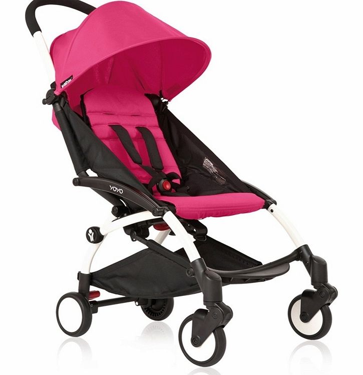 BabyZen YoYo 6m  Stroller White/Pink 2014