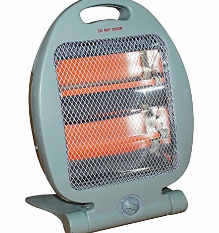 Babz Two Tube Halogen Quartz Heater - 800w - 2 Heat Settings