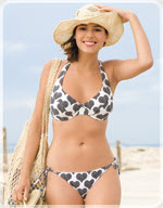 Heartbeat Halterneck Bikini Top