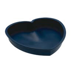 bakers Pride Heart mould silicone 22cm  non-stick