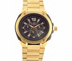 Ballistic Mens Cyclone Chronograph Black Gold