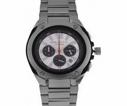 Ballistic Mens Cyclone Chronograph Silver White