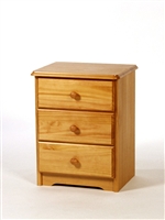 3 Drawer Bedside Table