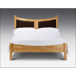 5FT Kingsize Bedstead - Real Leather