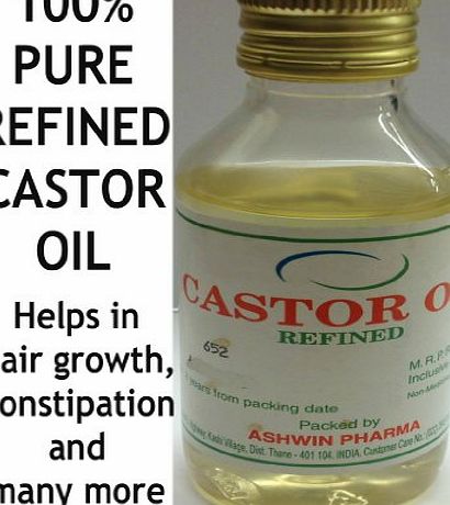 Balsaras REFINED CASTOR OIL **FREE UK POST** RICINUS COMMUNIS OIL CASTOR PLANT OIL HAIRLOSS DETOX CONSTIPATION LUBRICATION HAIR CARE 100ml