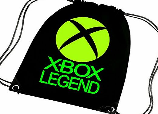 Bamboozled Accessories XBOX LEGEND CORDED SHOULDER BAG,SWIMMING BAG,PE BAG,GYMSAC,DRAWSTRING BAG, WATER RESISTANT