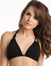 Banana Moon, 1295[^]184042 Black Mello Halter Top C Cup - Black