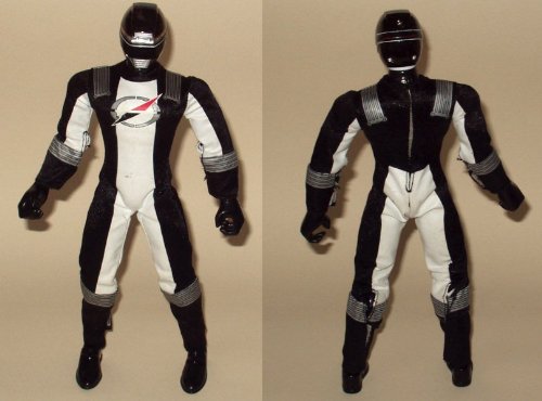 12`` 30CM POWER RANGERS OPERATION OVERDRIVE TALKING BLACK ACTION FIGURE