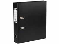 145010 A4 70mm black PVC lever arch file,