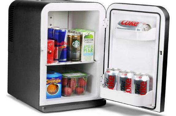 15 Litre Mini Fridge Cooler and Warmer Black