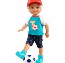 Barbie Darrin w/ Soccer Ball: Barbie Chelsea amp; Friends Summer Dreamhouse Collection ~5.5`` Doll Figure