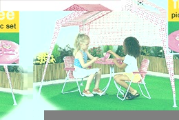 Barbie GAZEBO AND FURNITURE