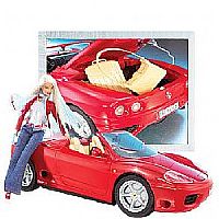 Barbie withFerrari