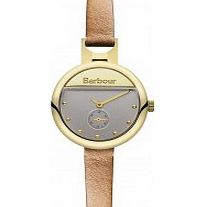 Barbour Ladies Harton Tan Leather Strap Watch