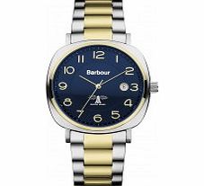 Barbour Mens Beacon Two Tone Steel Bracelet Watch