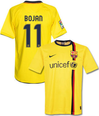 Nike 08-09 Barcelona away (Bojan 11)