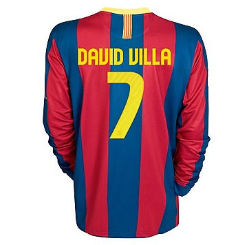 Nike 2010-11 Barcelona Nike Long Sleeve Home Shirt